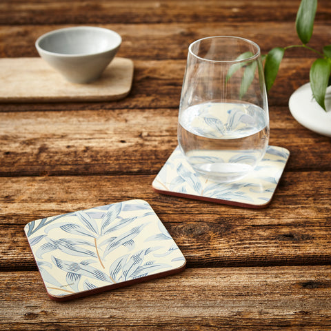 Morris & Co - Coasters - Set of 6 - Willow Bough Blue