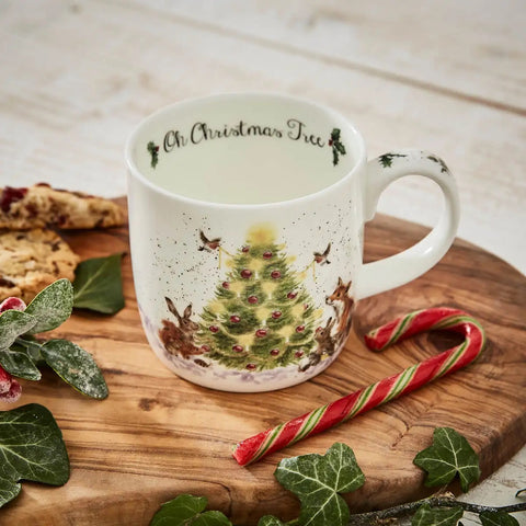 Wrendale - Christmas Collection - Bone China Mug - Oh Christmas Tree