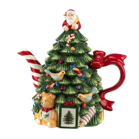 Spode Christmas Tree - Novelty Tree Teapot