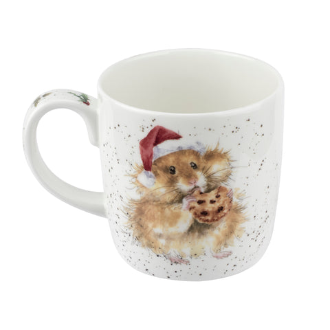 NEW - SPECIAL OFFER - LIMITED STOCK  - Wrendale - Christmas - Large Fine Bone China Mug - Cookies for Santa Hamster