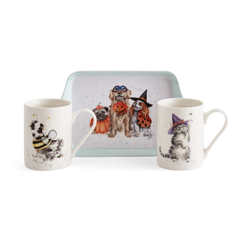 Wrendale - Halloween Collection - Mugs & Mini Tray Set