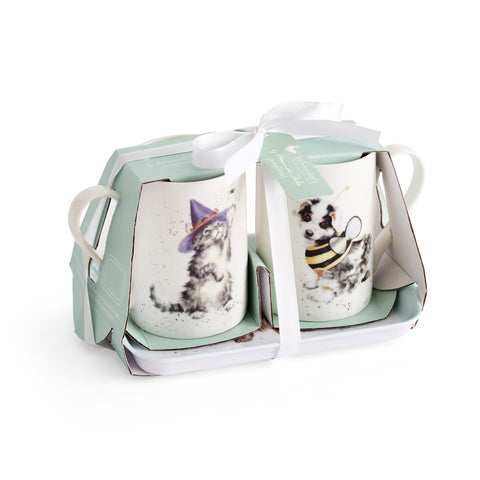 Wrendale - Halloween Collection - Mugs & Mini Tray Set