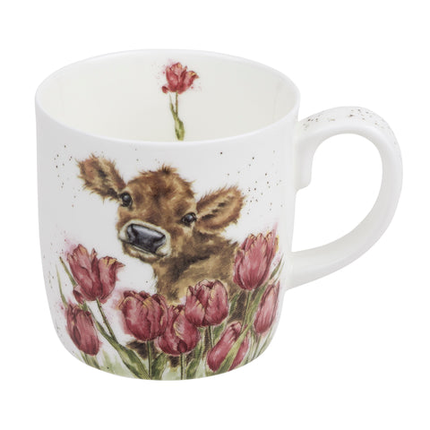 NEW - Wrendale - Large Fine Bone China Mug - Bessie Cow