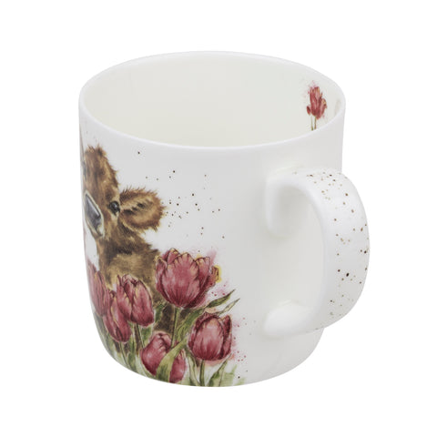 NEW - Wrendale - Large Fine Bone China Mug - Bessie Cow