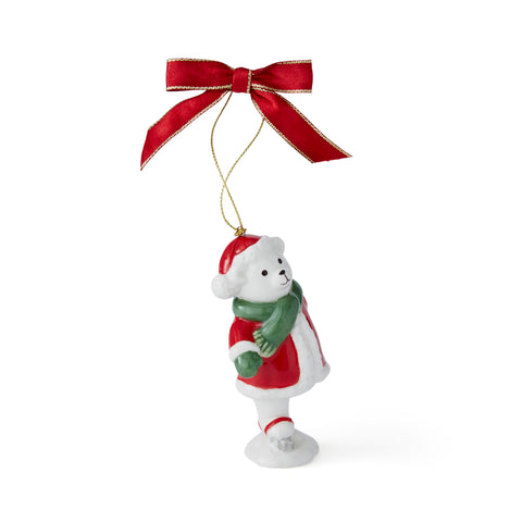 Spode Christmas Tree - Decoration - Skating Teddy Bear