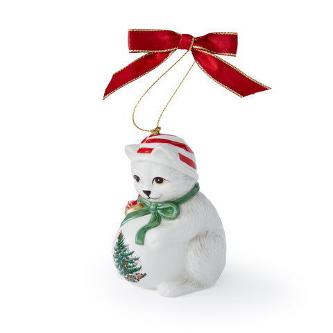 Spode Christmas Tree - Decoration - Playful Kitten