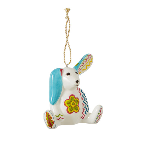 Spode - Kit Kemp - Christmas - Patchwork Ornament - Minnie Rabbit