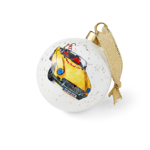 Spode - Kit Kemp - Doodles - Christmas - Bauble - Christmas Cruising