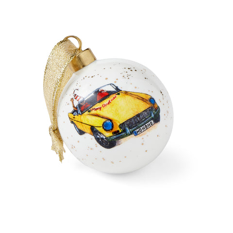 Spode - Kit Kemp - Doodles - Christmas - Bauble - Christmas Cruising