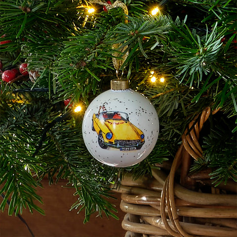 Spode - Kit Kemp - Doodles - Christmas - Bauble - Christmas Cruising