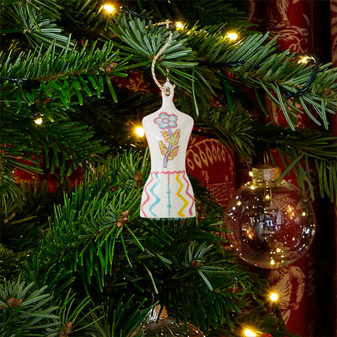 Spode - Kit Kemp - Christmas - Mannequin Ornament - Rik Rak