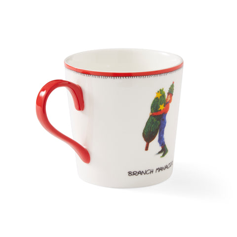 Spode - Kit Kemp - Doodles - Christmas - Mug - Branch Manager