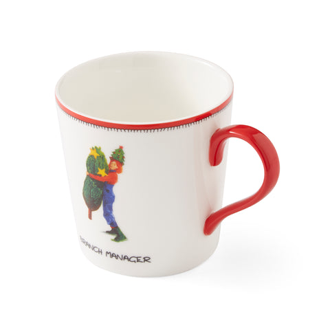 Spode - Kit Kemp - Doodles - Christmas - Mug - Branch Manager