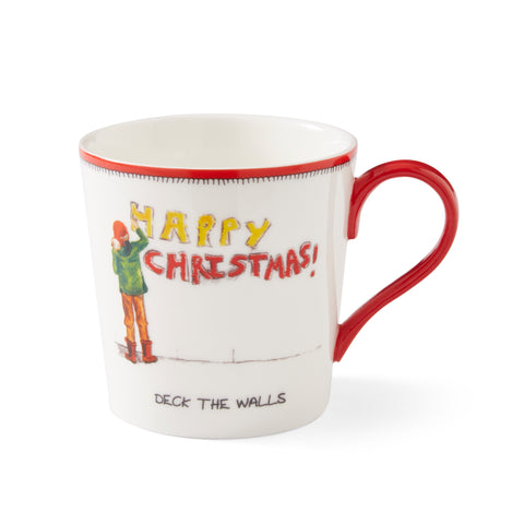 Spode - Kit Kemp - Doodles - Christmas - Mug - Deck The Walls