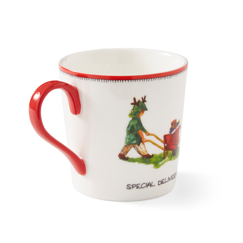 Spode - Kit Kemp - Doodles - Christmas - Mug - Special Delivery