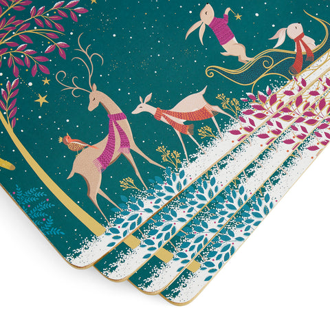 Sara Miller - Woodland Tales - Boxed Set of 4 Placemats