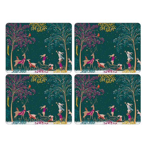 Sara Miller - Woodland Tales - Boxed Set of 4 Placemats