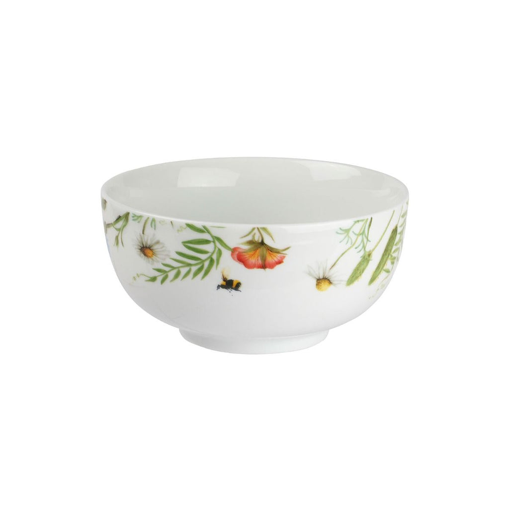Set Di 6 Piatti Per Insalata Portmeirion Giardino Botanico Esotico, Diametro 20 Cm, Motivi Assortiti, Lavabile In Lavastoviglie E Microonde