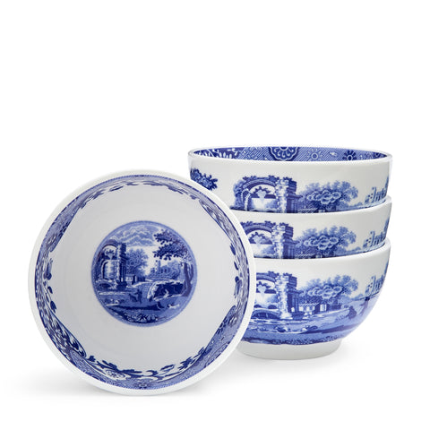 Spode - Blue Italian - Dip Bowls - Box Set of 4