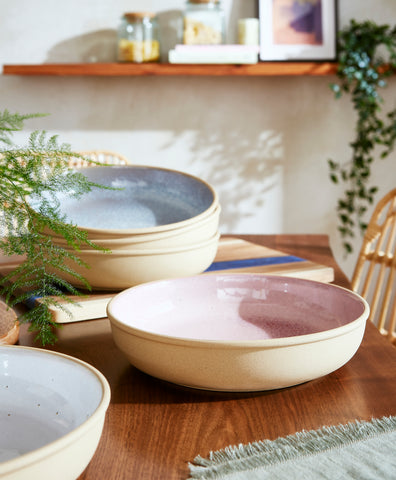 Portmeirion Minerals - Low Bowl - Rose Quartz