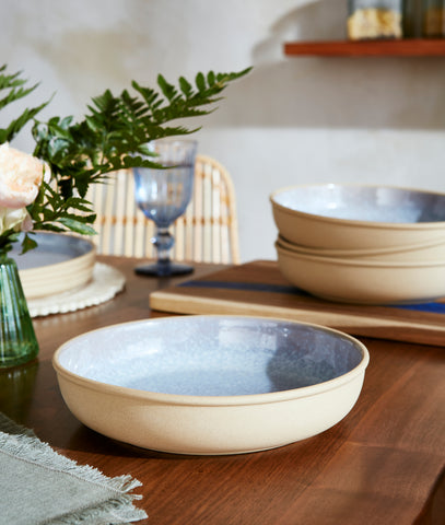 Portmeirion Minerals - Low Bowl - Aquamarine