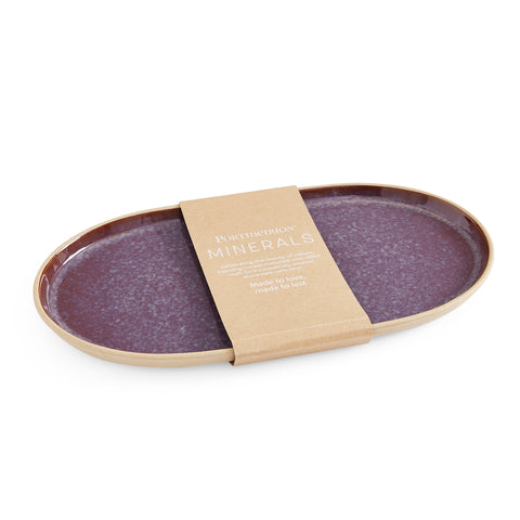 Portmeirion Minerals - Large Oval Platter - Amythyst