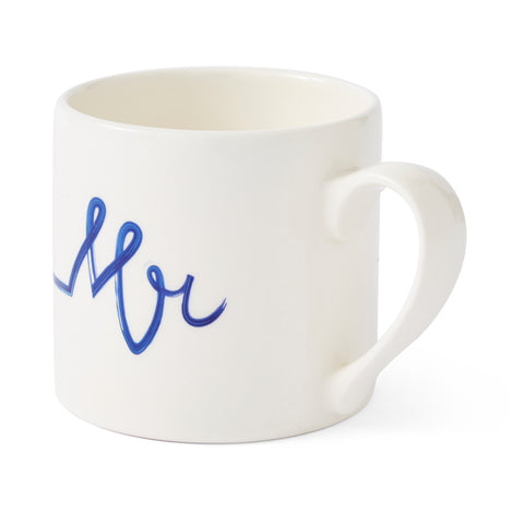 Portmeirion - Mug Meirion - Short Mug - Blue & White Mr
