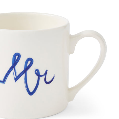 Portmeirion - Mug Meirion - Short Mug - Blue & White Mr