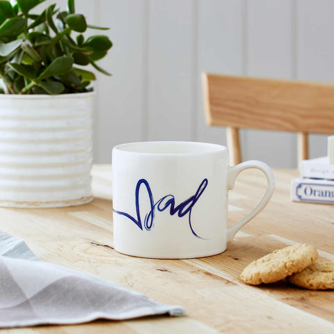 Portmeirion - Mug Meirion - Short Mug - Blue & White Dad