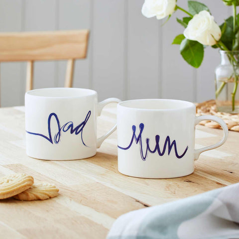 Portmeirion - Mug Meirion - Short Mug - Blue & White Dad