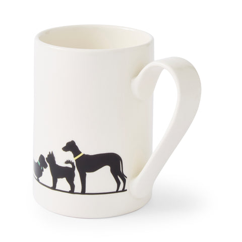 Portmeirion - Mug Meirion - Tall Mug - Silhouette Dog Friends