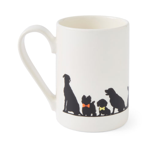 Portmeirion - Mug Meirion - Tall Mug - Silhouette Dog Friends