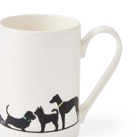 Portmeirion - Mug Meirion - Tall Mug - Silhouette Dog Friends