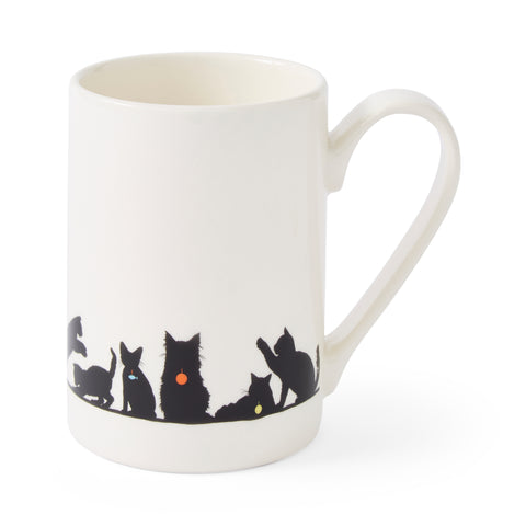 Portmeirion - Mug Meirion - Tall Mug - Silhouette Cat Friends