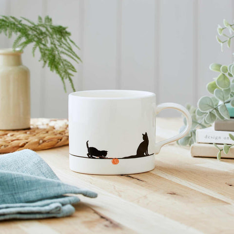 Portmeirion - Mug Meirion - Short Mug - Silhouette Cat