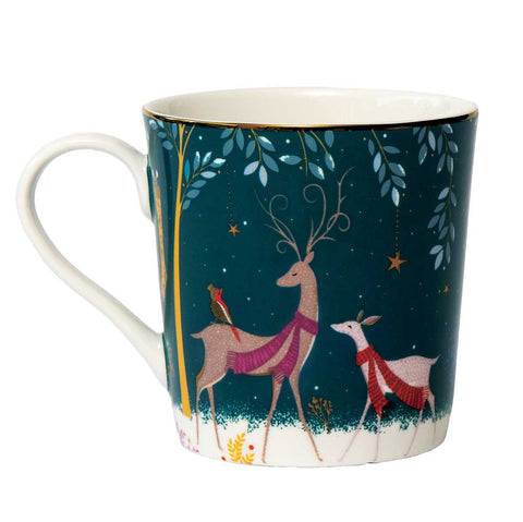 Sara Miller - Woodland Tales - Mug - Deer & Robin