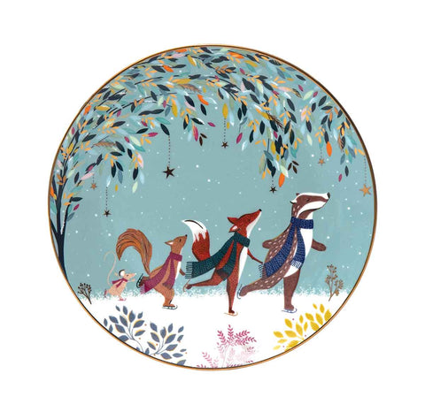 Sara Miller - Woodland Tales - Boxed Set of 4 Side Plates