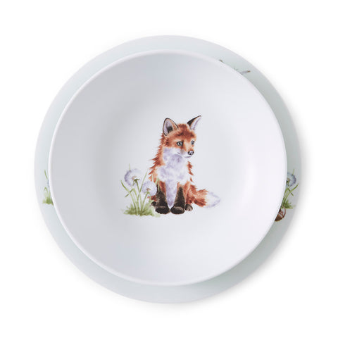 NEW - Wrendale - Little Wren Baby Collection - Melamine Plate & Bowl Set