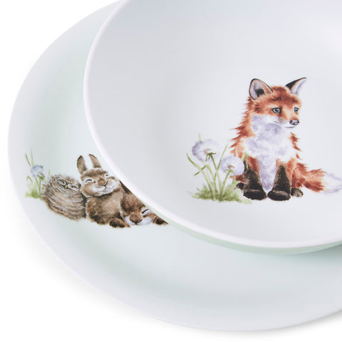 Wrendale - Little Wren Baby Collection - Melamine Plate & Bowl Set