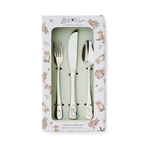 NEW - Wrendale - Little Wren Baby Collection - 3 Piece Cutlery Set