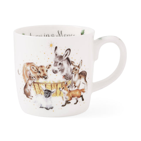 NEW - LIMITED EDITION - Wrendale - Christmas - Annual Large Bone China Mug - Away in a Manger 2024
