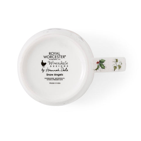 NEW - Wrendale - Christmas - Fine Bone China Mug - Snow Angel Rabbit & Robin