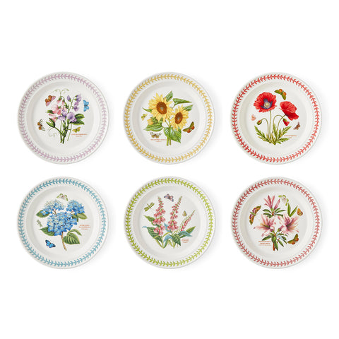 Botanic Garden Meadow - Set of 6 Dinner Plates - 26.5cm / 10.5"