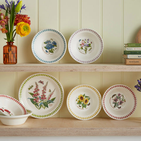 Botanic Garden Meadow - Set of 6 Oatmeal / Cereal Bowls