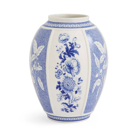 NEW - Spode - Blue Italian - Vase - 10" - British Flowers