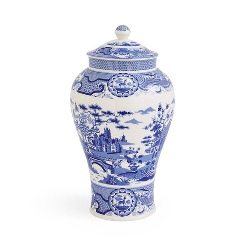 NEW - Spode - Blue Italian - Vase - 14.3" - Gothic Castle
