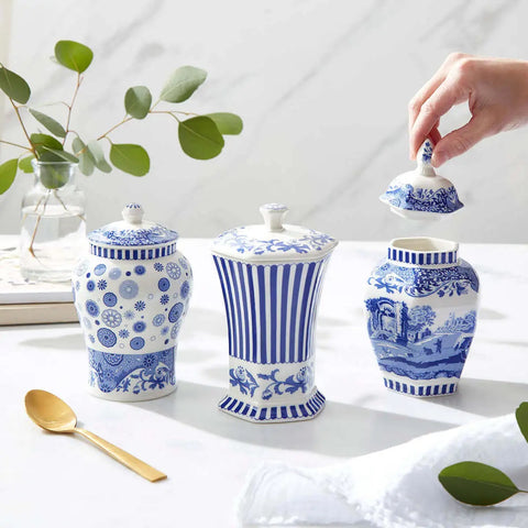 NEW - Spode - Blue Italian - Vase - 6"