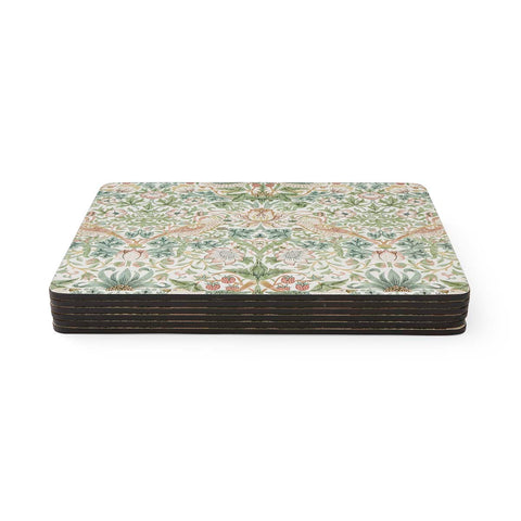 Morris & Co - Box Set of 6 Placemats - Strawberry Thief