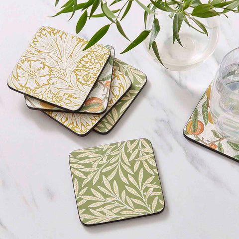Morris & Co - Box Set of 6 Coasters - Simply Mixed