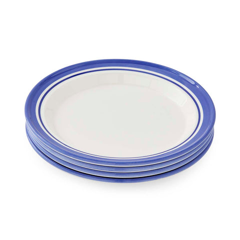 Portmeirion Home - Potter's Stripe Blue - Plate 25cm / 10"